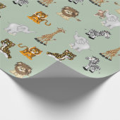 Jungle Animal Collection Geschenkpapier (Ecke)