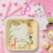 Jungle Animal Safari Adventure Awaits Pappteller (Party)