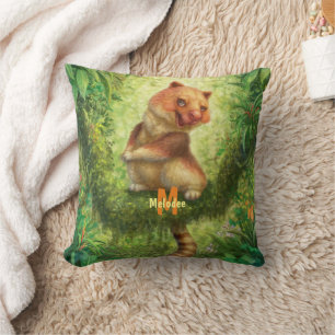 Jungle Animal Tree Kangaroo Throw Kissen