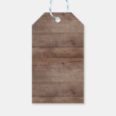 Jungle Animals Baby Dusche Gefallen Tag Geschenkanhänger (Rückseite)