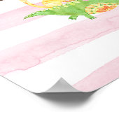 Jungle Animals Baby Dusche Willkommen Poster (Ecke)