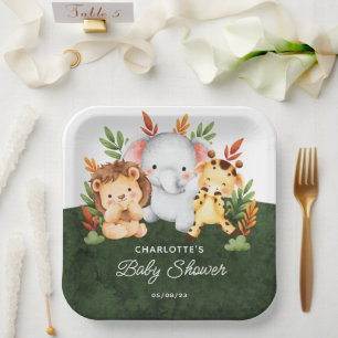 Jungle Animals Baby Duschpapier Teller