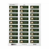 Jungle Animals Baby Showadresse (Vorne)