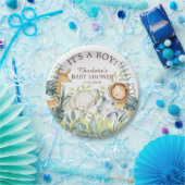 Jungle Animals Baby Shower 7" Plättchen Pappteller (Party)