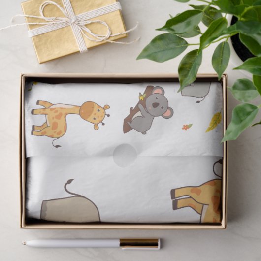 Jungle Animals Collection 1 Decoupage Seidenpapier (Geschenk)