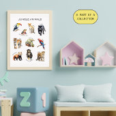 Jungle Animals Educational Poster