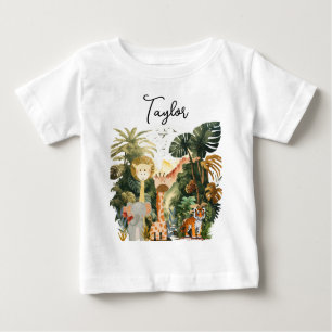 Jungle Animals Exotic Safari Traum Baby T-shirt