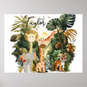 Jungle Animals Exotic Safari Traum Poster (Vorne)