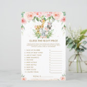 Jungle Animals Floral Ratet das richtige Preisspie (Stehend Vorderseite)