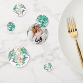 Jungle Animals Foto Girl Geburtstag Konfetti