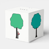 Jungle Animals Geburtstagsparty Gefälligkeitsbox Geschenkschachtel (Rückseite)