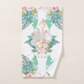 Jungle Animals Geschenk für Mädchen Badhandtuch Set (Handtuch)