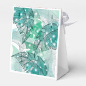 Jungle Animals Girl Birthday Vielen Dank Geschenkschachtel (Rückseite)