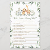 Jungle Animals Greenery, die Mommy Best Game kennt (Vorderseite)