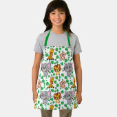 Jungle Animals Niedlich Safari Wilder Cartoon Must Schürze (Insitu)