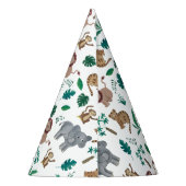 Jungle Animals Party Hat Partyhütchen (Rückseite)