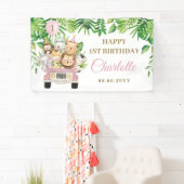 Jungle Animals Safari Auto Adventure Party Hinterg Banner (Insitu)