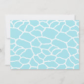 Jungle Animals Safari Baby Dusche Einladung (Rückseite)