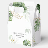 Jungle Animals Safari Baby Dusche Geschenkschachtel (Geöffnet)