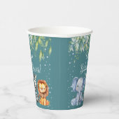 Jungle Animals Safari Baby Dusche Pappbecher (Rechts)