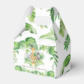 Jungle Animals Safari Grüne Geburtstag Vielen Dank Geschenkschachtel (Rückseite)