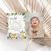 Jungle Animals, Safari, Wild One, erster Geburtsta Einladung