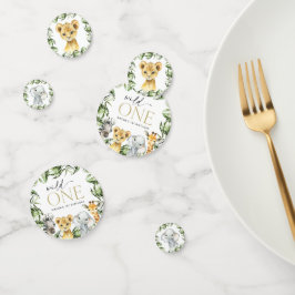 Jungle Animals, Safari, Wild One, erster Geburtsta Konfetti