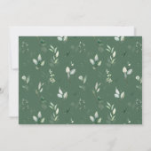 Jungle Animals, Safari, Wild One, First Birthday Einladung (Rückseite)