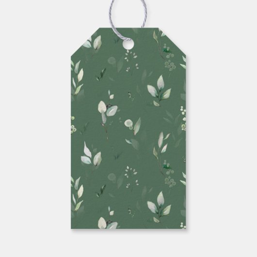 Jungle Animals, Safari, Wild One, First Birthday Geschenkanhänger (Rückseite)