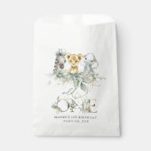 Jungle Animals, Safari, Wild One, First Birthday Geschenktütchen (Vorderseite)