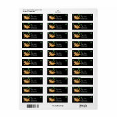 Jungle Animals Sloth Custom Address Labels (Vorne)