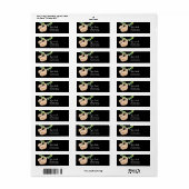 Jungle Animals Sloth Custom Address Labels (Vorne)