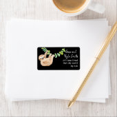 Jungle Animals Sloth Custom Address Labels Adressaufkleber (Insitu)