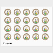 Jungle Animals Stickers (Blatt)