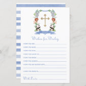 Jungle Animals Wappen Taufe Wünsche für Baby (Vorne/Hinten)