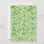 Jungle Animals Wild Party Card für Kinder Einladung (Rückseite)