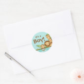 Jungle Babies Aqua Blue - Stickers (Umschlag)