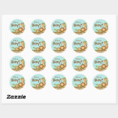 Jungle Babies Brown - Stickers (Blatt)