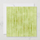 Jungle Babies, Giraffe Baby Dusche Einladung (Rückseite)