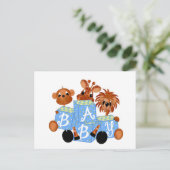 Jungle Babies Postcard Jedem Anlass Postkarte (Stehend Vorderseite)