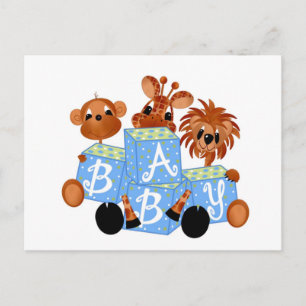 Jungle Babies Postcard Jedem Anlass Postkarte