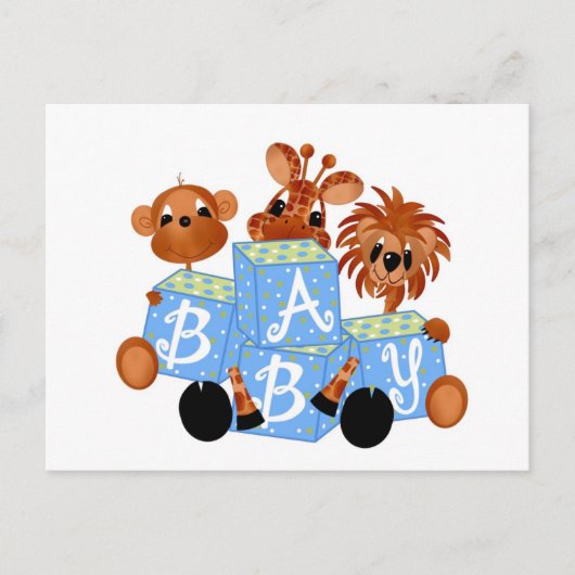 Jungle Babies Postcard Jedem Anlass Postkarte (Vorderseite)