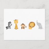 Jungle Babies Postkarte (Vorderseite)