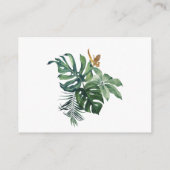 Jungle Babies Safari African Diaper Raffle Begleitkarte (Rückseite)