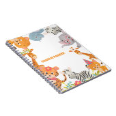 Jungle Baby Animals Notizblock (Rechte Seite)