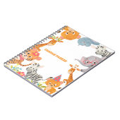 Jungle Baby Animals Notizblock (Linke Seite)