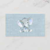 Jungle Baby Animals Showdiaper Raffle Ticket Begleitkarte (Rückseite)