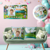 Jungle Baby Dino Kindergeburtstag Party Banner