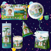Jungle Baby Dino Kindergeburtstag Party Banner