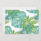 Jungle Baby Dusche Danke Card Jungle Dusche (Rückseite)